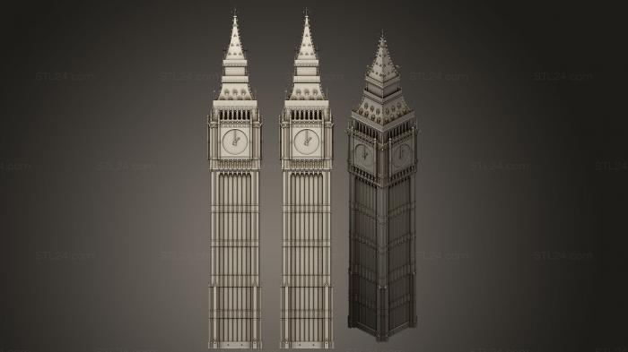 Miscellaneous figurines and statues (Big Ben, STKR_1033) 3D models for cnc